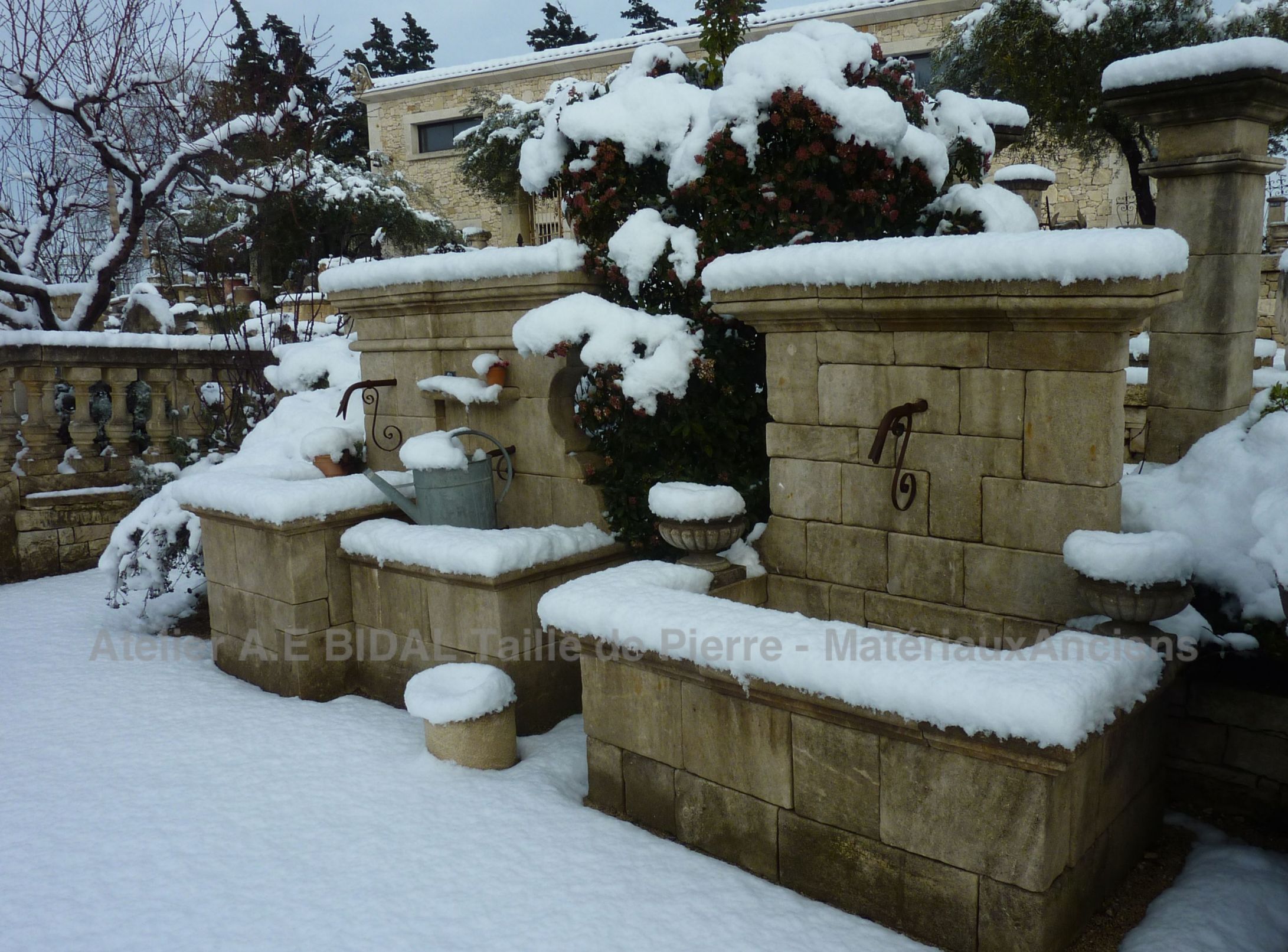 Atelier de taille de pierre, Alain Bidal à isle sur la sorgue
