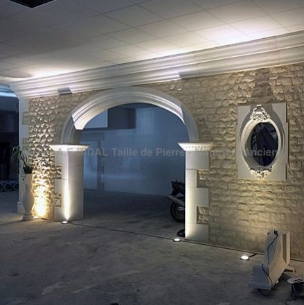 Pierre à bâtir calcaire - Atelier Alain BIDAL, tailleur de pierre à Isle sur la Sorgue.