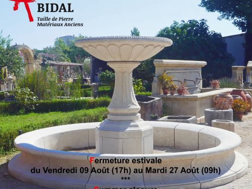 Artisan master stone cutter in Provence : Atelier Alain BIDAL