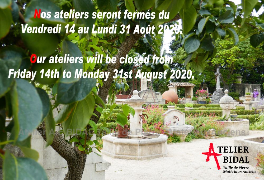 Stone cutter and Antique materials dealer in Provence : Alain BIDAL