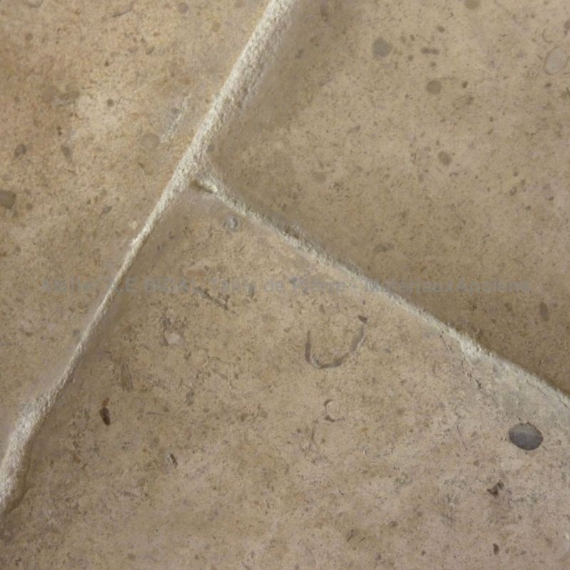 Vallangis dorée, dallage en pierre naturelle de Bourgogne