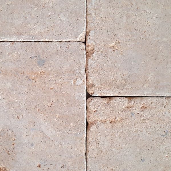 Dalle en pierre naturelle calcaire Perrigny - ép. 3 à 5 cm - Beige