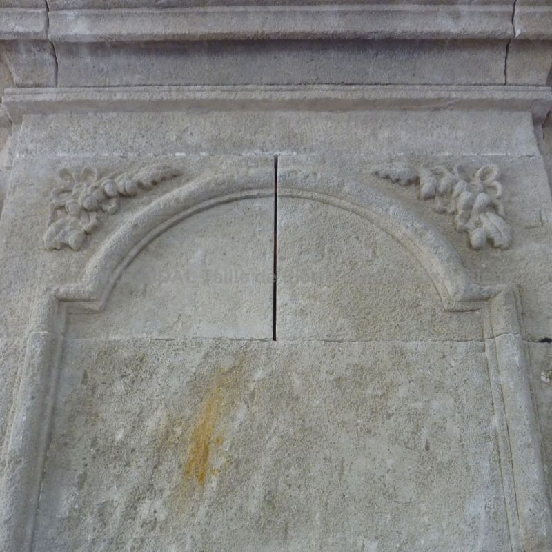 Cheminée en pierre de taille du Vaucluse en Provence - Atelier Alain BIDAL (Provence)