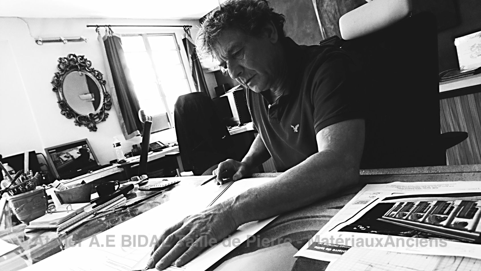 The Atelier Alain Bidal carries out all your wishes in natural stone - made to order.