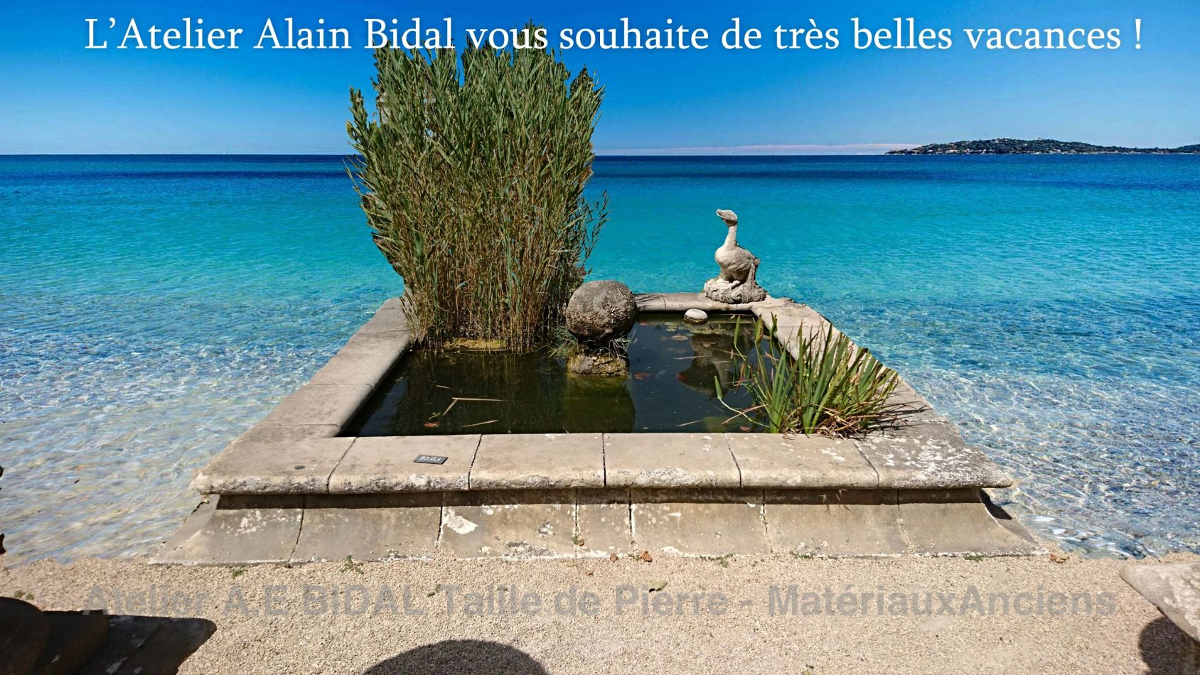 Tailleur de pierre et veudeur de matériaux anciens en Provence : Atelier Alain Edouard Bidal