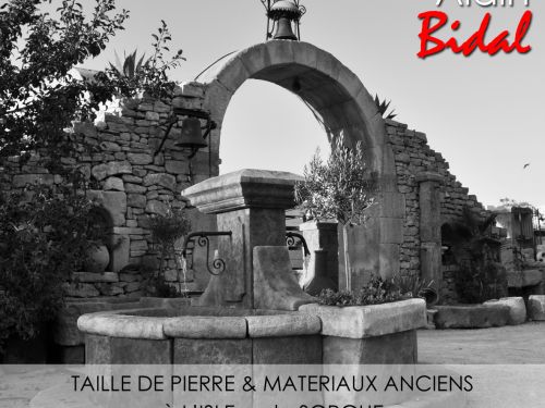 Atelier de taille de pierre en Provence : Alain Bidal, maître artisan